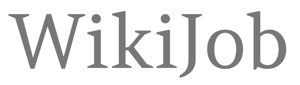 WikiJob Logo Grey 777