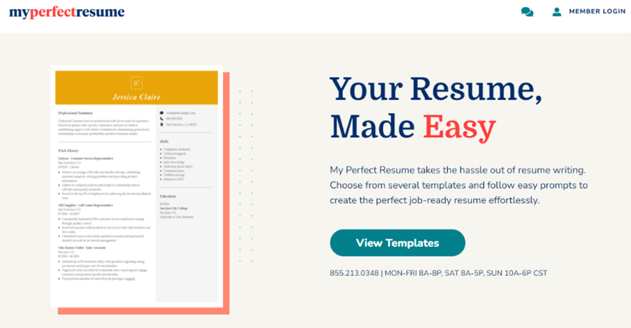 The Best Resume Builder Tools - MyPerfectResume