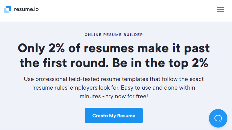 The Best Resume Builder Tools - Resume.io